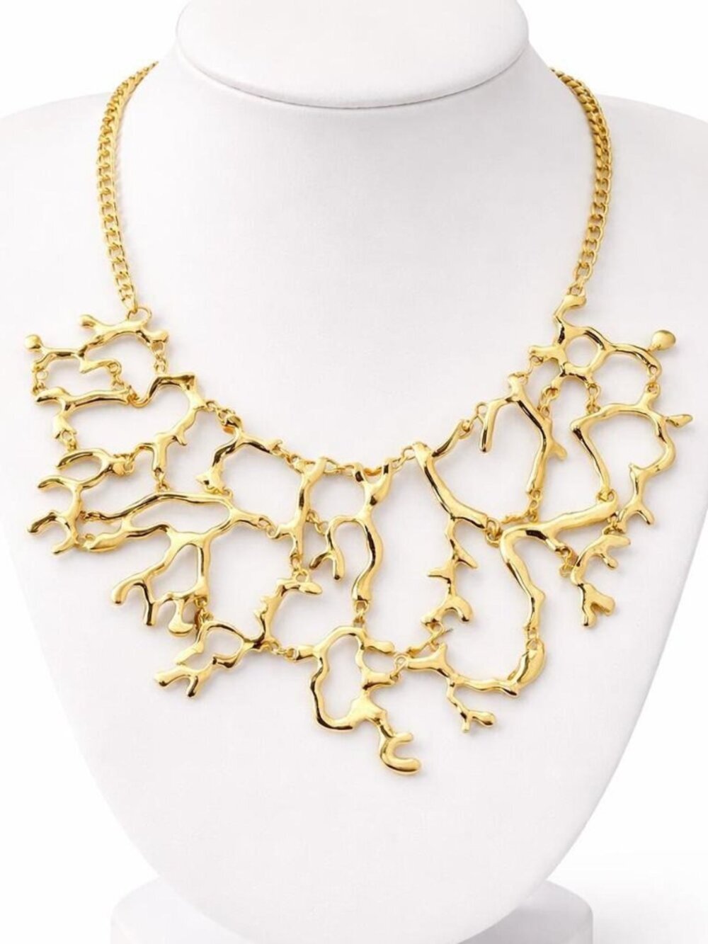 GOLDEN DENKAYS STATMENT NECKLACE